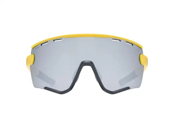 Uvex Sportstyle 236 cyklistické okuliare Set Sunbee Black Mat/Mirror Silver+Clear