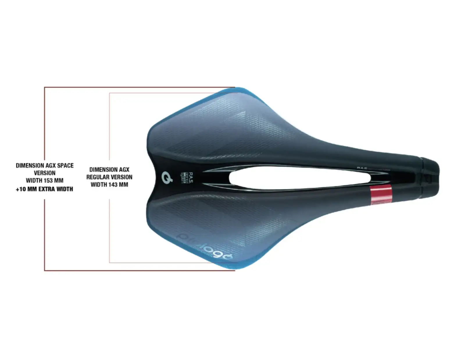 Prologo Dimension AGX Space Tirox 153 mm sedlo čierna
