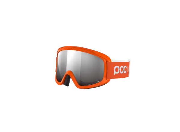 POC POCito Opsin detské lyžiarske okuliare Fluorescent Orange/Partly Sunny Silver