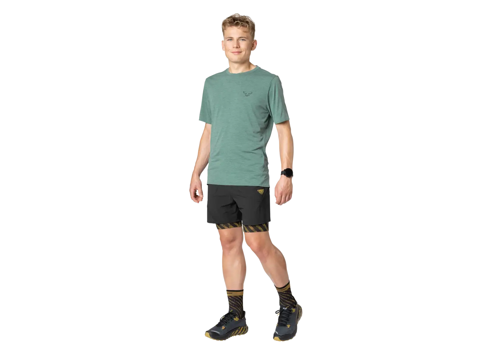 Dynafit Trail pánske bežecké tričko krátky rukáv Atlantic