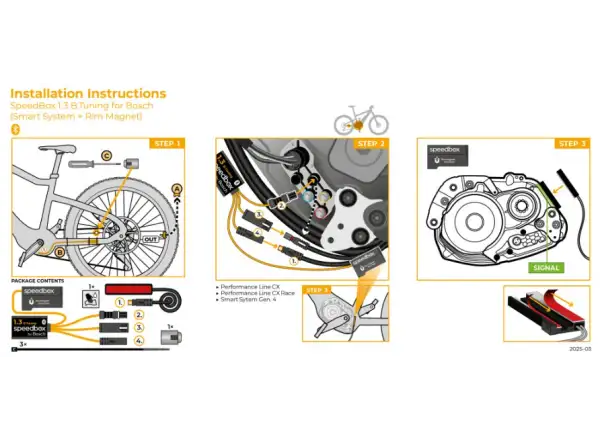 Tuning SpeedBox 1.3 pre Bosch Smart System GEN4 + Rim Magnet