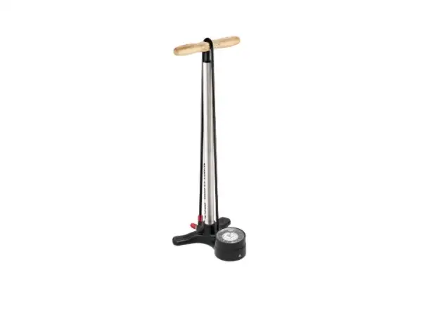 Lezyne Sport Floor Drive pumpa Mettalic silver