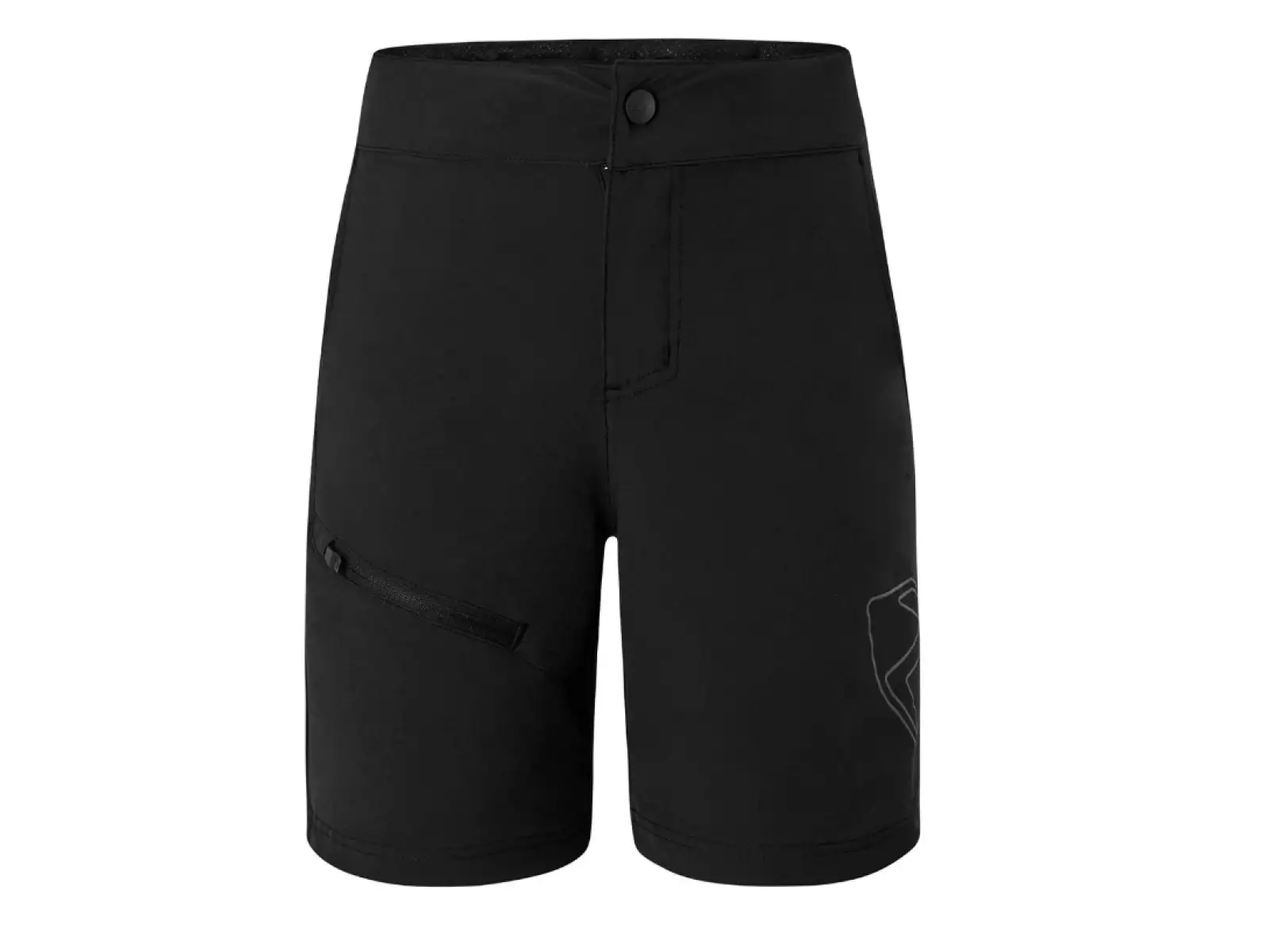 Ziener Natsu Junior detské kraťasy Black
