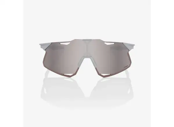 100% Hypercraft okuliare Matte Stone Grey/HiPER Silver Mirror