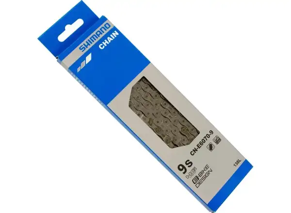 Reťaz Shimano CN-E6070-9 pre elektrobicykle 9 rýchl. (122 článkov)