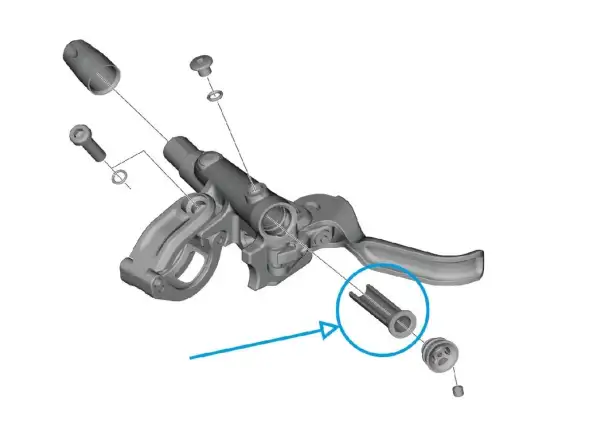 Shimano BL-M6100/BL-M4100 náhradná membrána páky