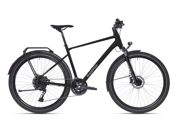 Superior Blox 6.7 T mestský bicykel Gloss Metallic Black