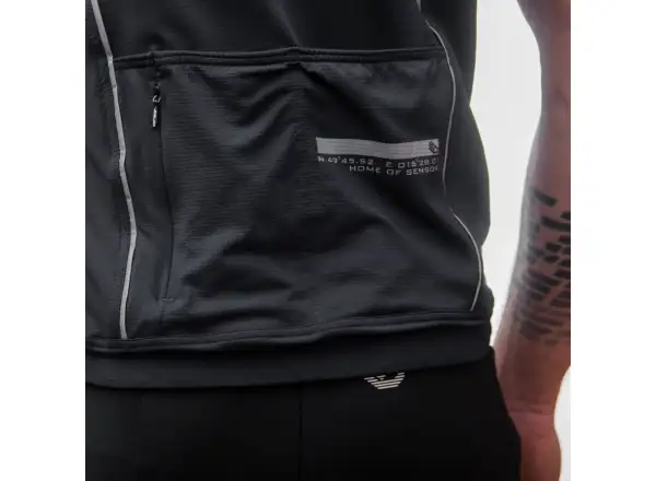 Sensor Cyklo Motion pánsky dres krátky rukáv čierna/sivá