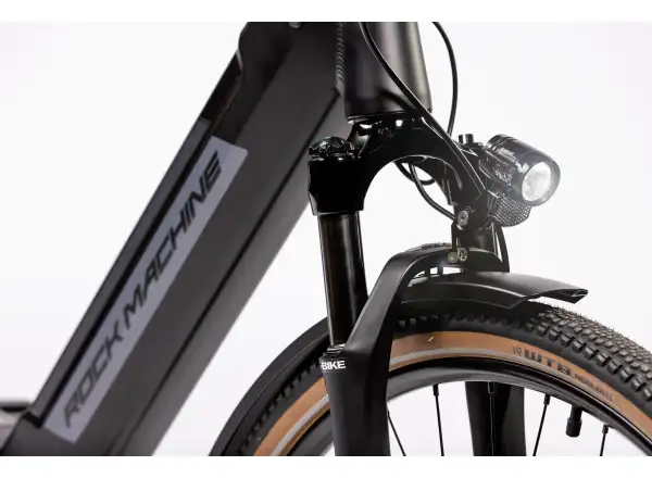 Rock Machine Crossride INT e450 Touring elektrobicykel Matte Black/Grey