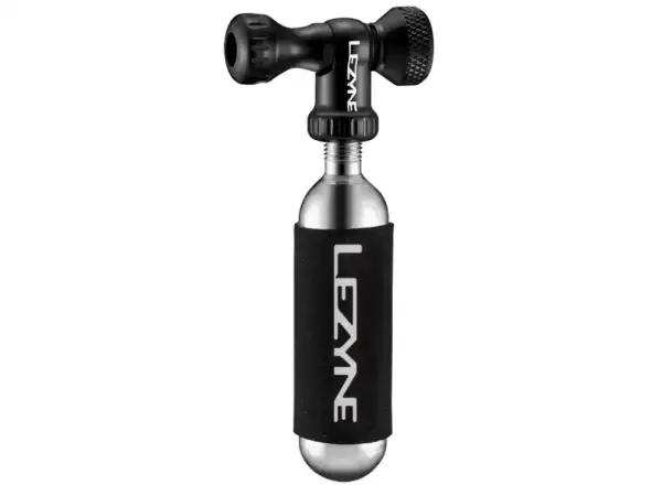 Lezyne Control Drive CNC CO2 pumpa + bombička 25 g čierna
