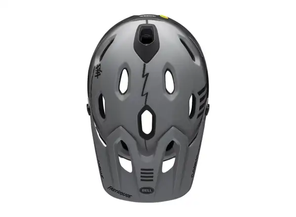 Bell Super DH Spherical prilba Mat Gray/Black Fasthouse