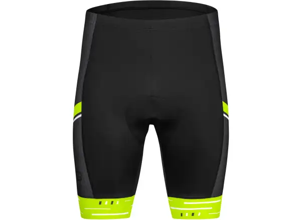 Etape Racing 2.0 pánske kraťasy s vložkou čierna/žltá fluo