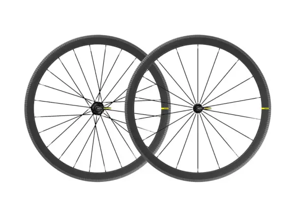 Mavic Cosmic SL 40 Carbon cestné vypletené kolesá orech Shimano HG11