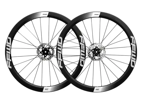 FFWD RYOT44 DT240 2:1 EXP cestné karbónové kolesá Biela galuska, orech Shimano 11/12sp.