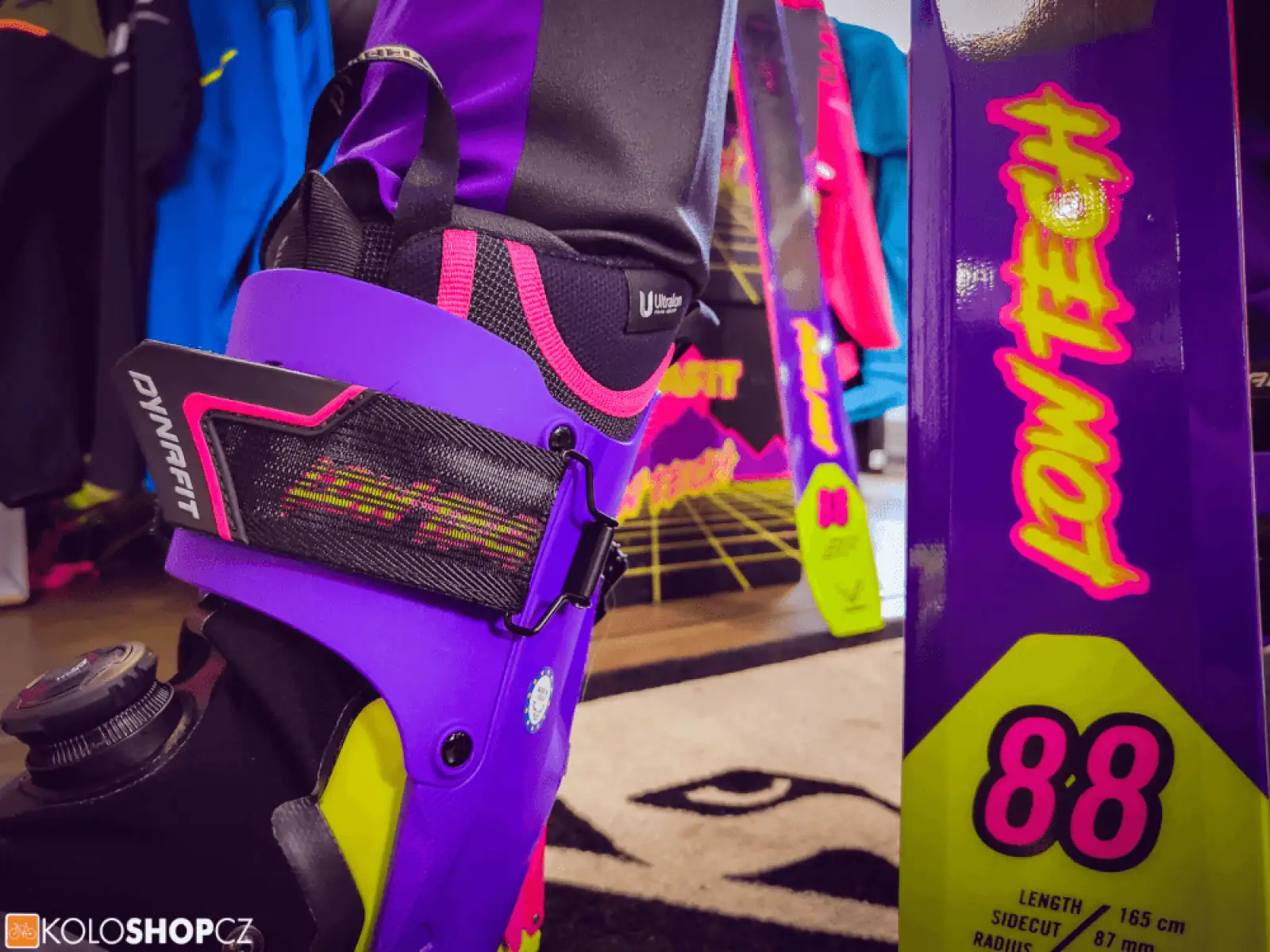 Dynafit Low Tech Boot skialpové topánky Cactus Purple Haze