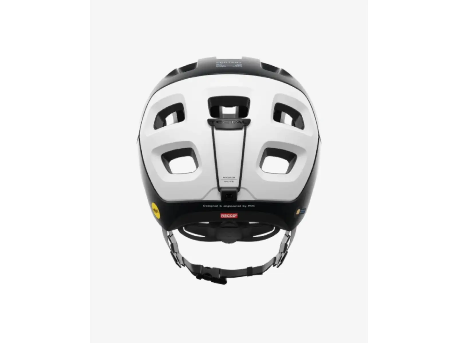 POC Tectal Race MIPS prilba Uranium Black/Hydrogen White Matt