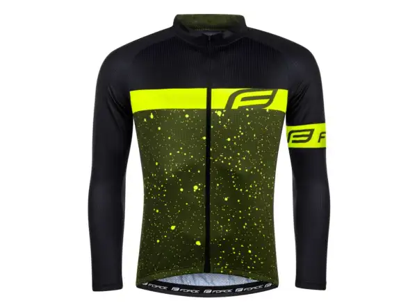 Force Spray pánsky dres dlhý rukáv army/fluo
