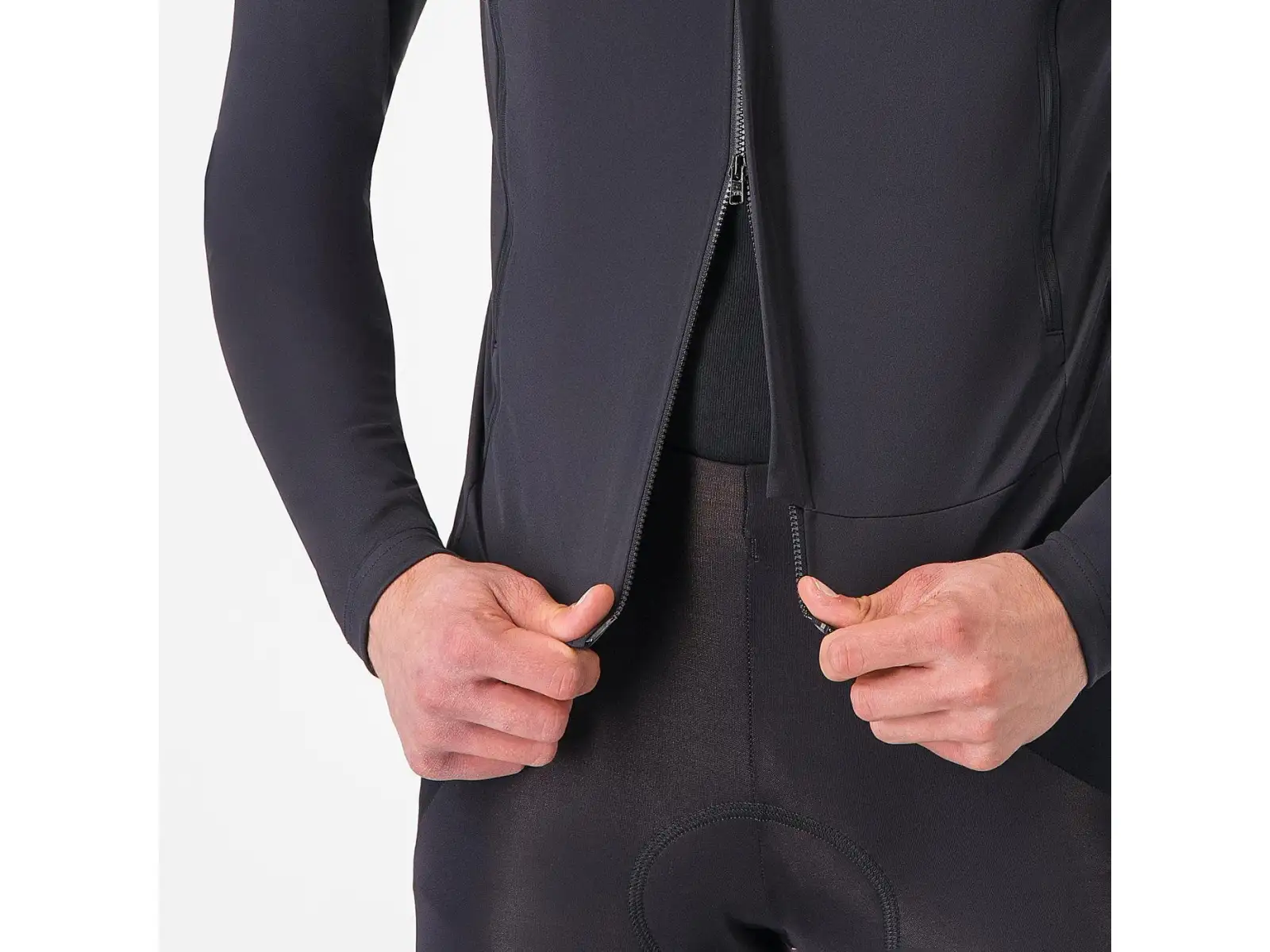 Castelli Perfetto RoS 3 Jacket pánska bunda Light Black/Silver Reflex