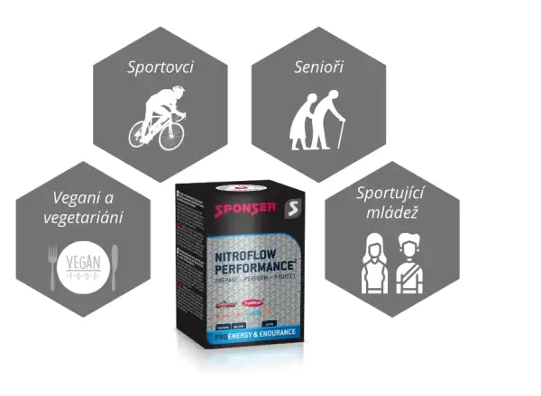 Sponser Nitroflow Performance 10 x 7 g prírodný antioxidačný komplex