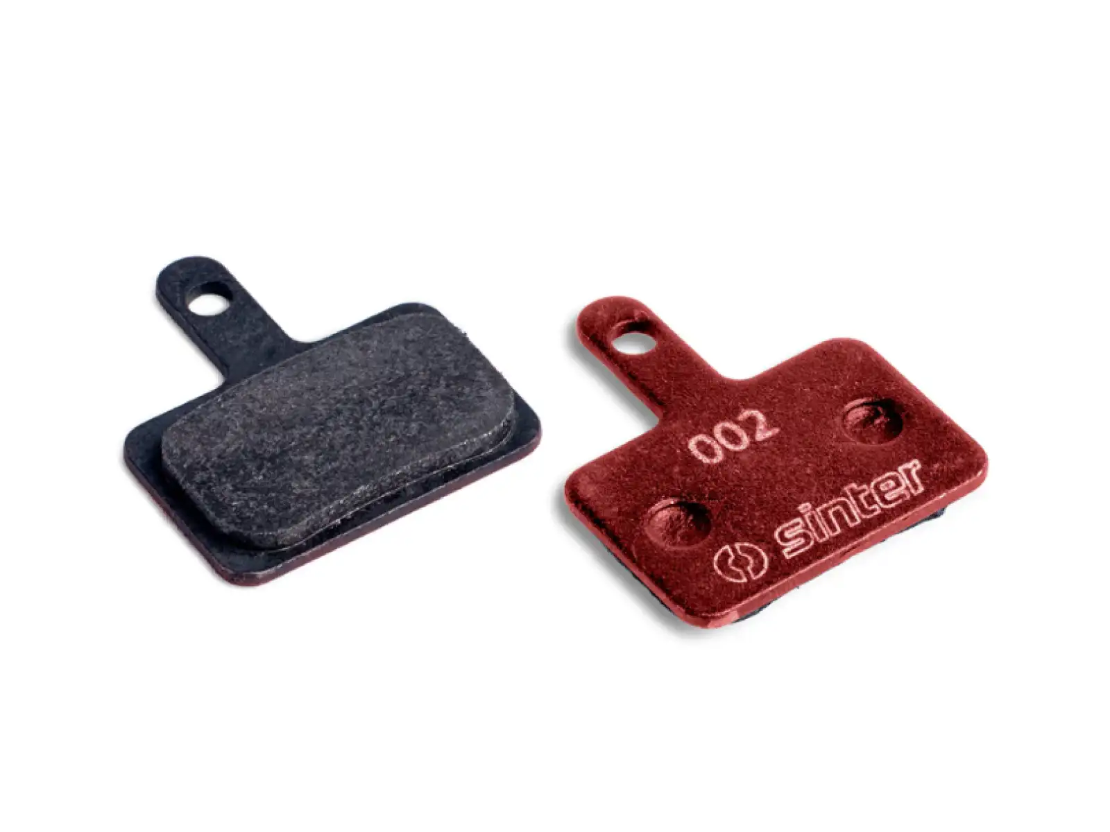 Sinter Shimano B Type brzdové doštičky polymér červená
