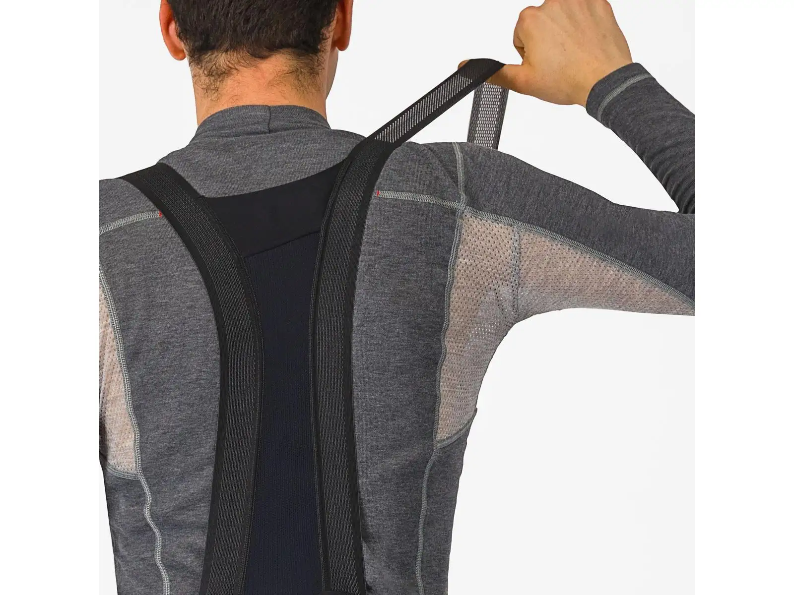 Castelli Espresso Bibtight pánske nohavice s laclom a vložkou Black