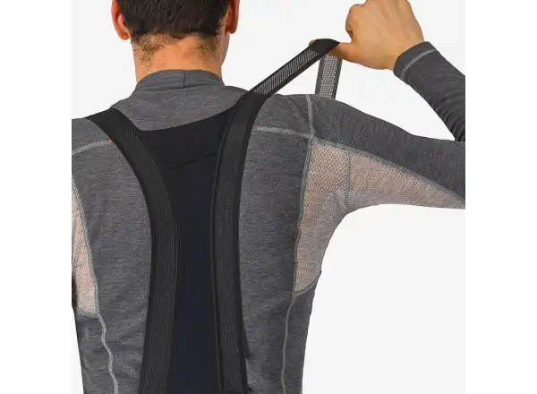 Castelli Espresso Bibtight pánske nohavice s laclom a vložkou Black