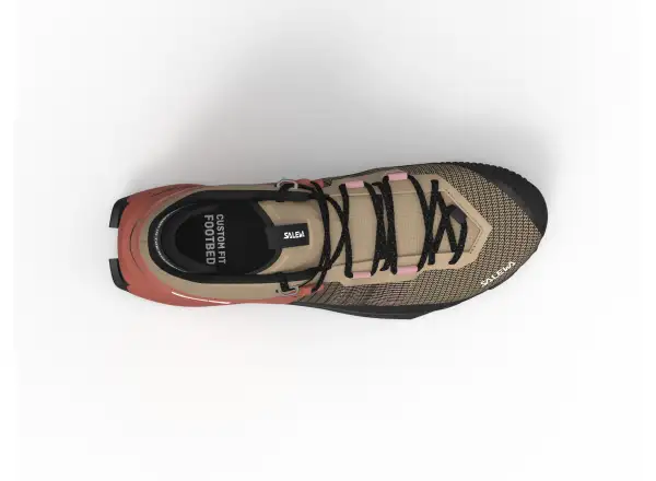 Salewa Wildfire NXT Mid GTX dámske topánky Quicksand/Etruscan Red