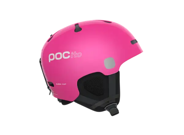 POC POCito Auric Cut MIPS detská lyžiarska prilba Fluorescent Pink