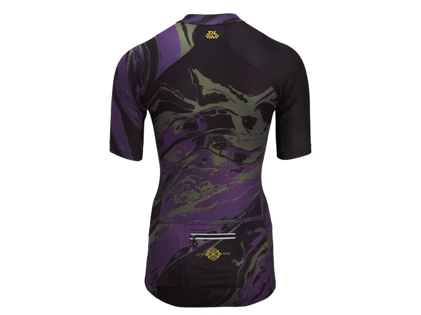 Silvini Catirina dámsky dres krátky rukáv Black/Plum