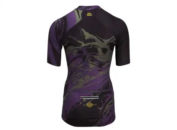 Silvini Catirina dámsky dres krátky rukáv Black/Plum