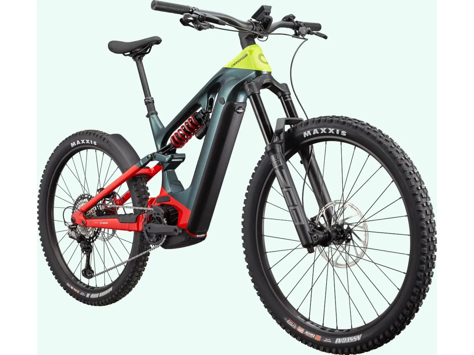 Cannondale Moterra Neo Carbon LT 1 celoodpružený elektrobicykel Gunmetal Green