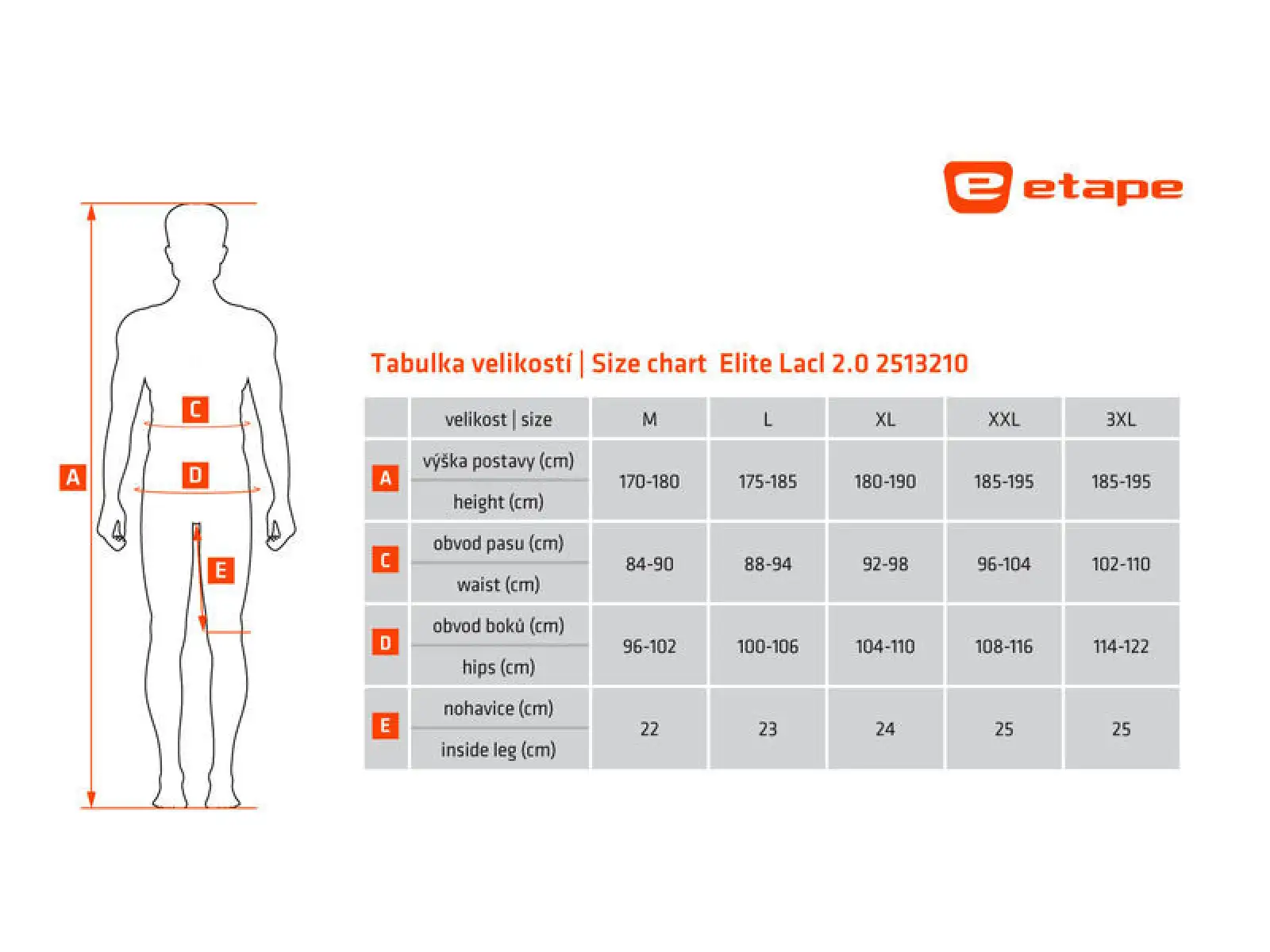 Etape Elite Lacl 2.0 pánske kraťasy s vložkou čierna
