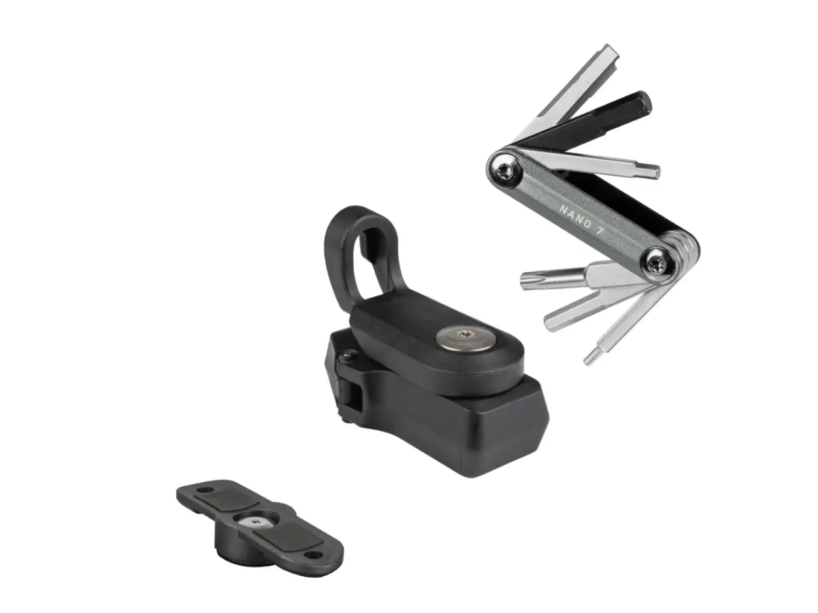 Ninja+ ToolBox Mini, vodotesný box na náradie s/CNC 7 funkciami mini náradia, s klietkou na fľašu Ninja