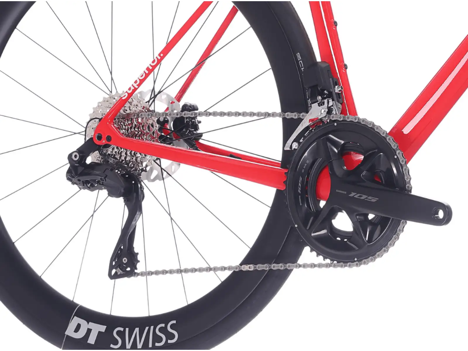 Superior RR 9.6 cestný bicykel Gloss Red / White