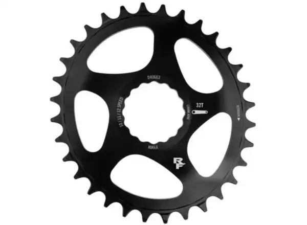 Race Face SINGLE Direct Mount Oval N/W prevodník čierny