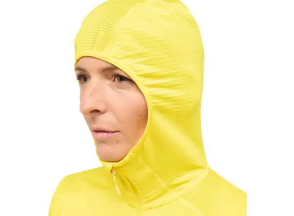Haglöfs L.I.M Mid Multi Hood dámska mikina s kapucňou žltá