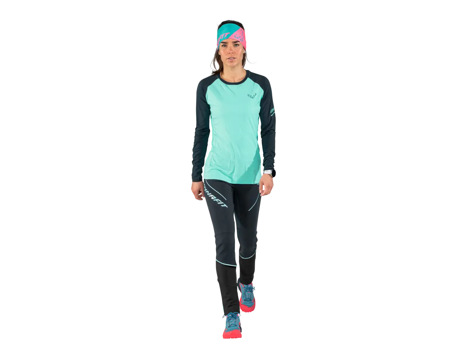 Dynafit Alpine Warm Dámske zateplené legíny Blueberry/Marine Blue