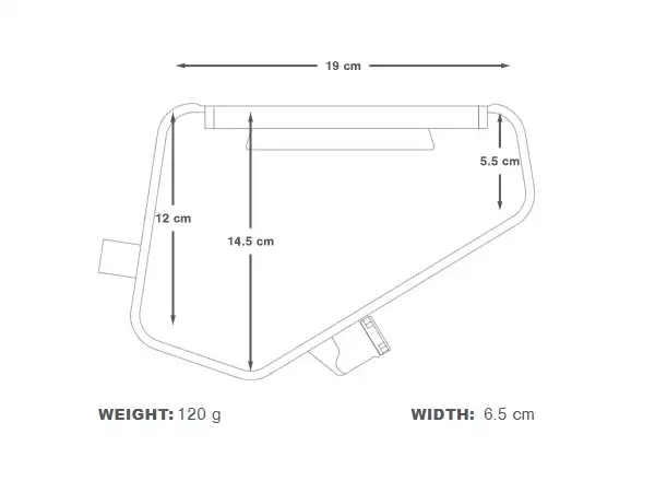 Apidura hydrovak pre rámové tašky 3 l