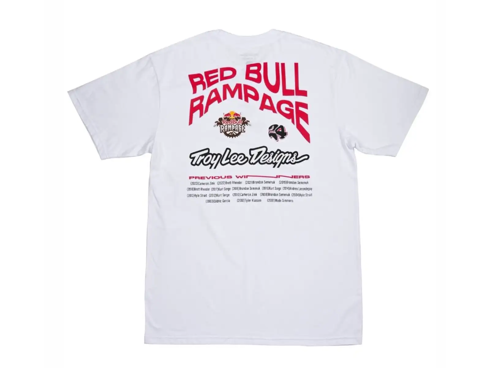 Troy Lee Designs x Red Bull Rampage Mind Melt pánské triko krátký rukáv White