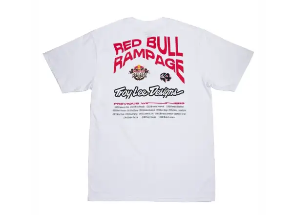 Troy Lee Designs x Red Bull Rampage Mind Melt pánské triko krátký rukáv White