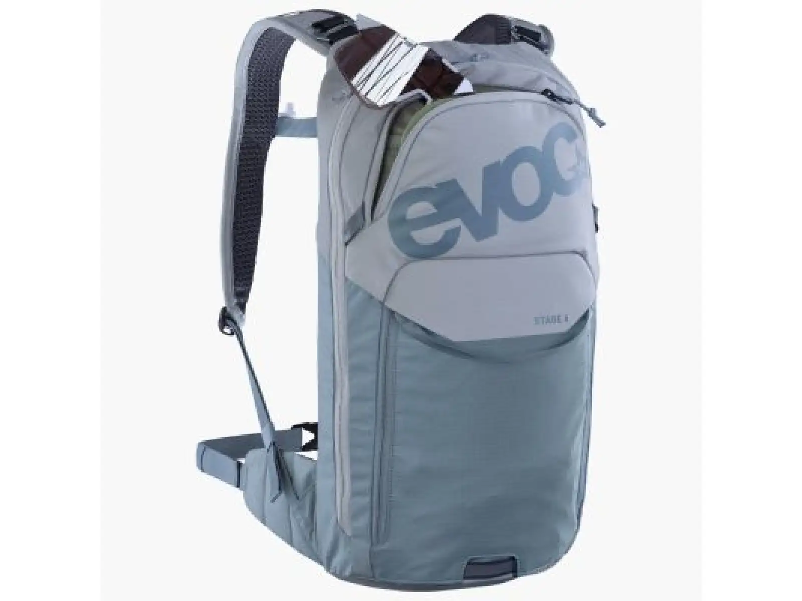 Evoc Stage 6 l batoh Stone Steel + Hydrovak 2 l
