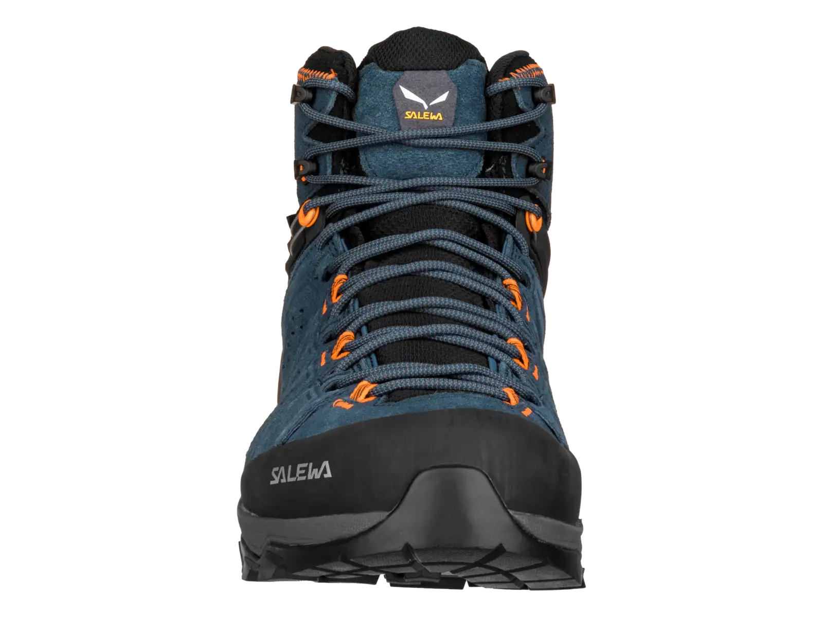 Salewa Alp Trainer 2 Mid Gore-Tex pánske topánky Dark Denim/Fluo Orange