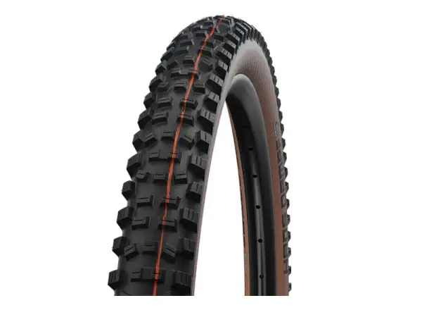 Schwalbe Hans Dampf Super Trail Addix Soft TLE E-25 29x2,60" MTB plášť kevlar bronze