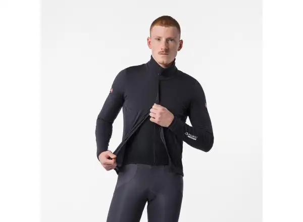 Castelli Alpha 150 Jacket pánska bunda Light Black/Black