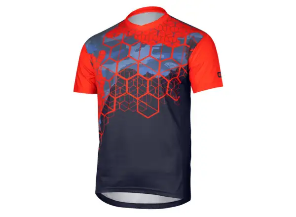 Etape Dirt pánsky dres krátky rukáv Modrá/Oranžová