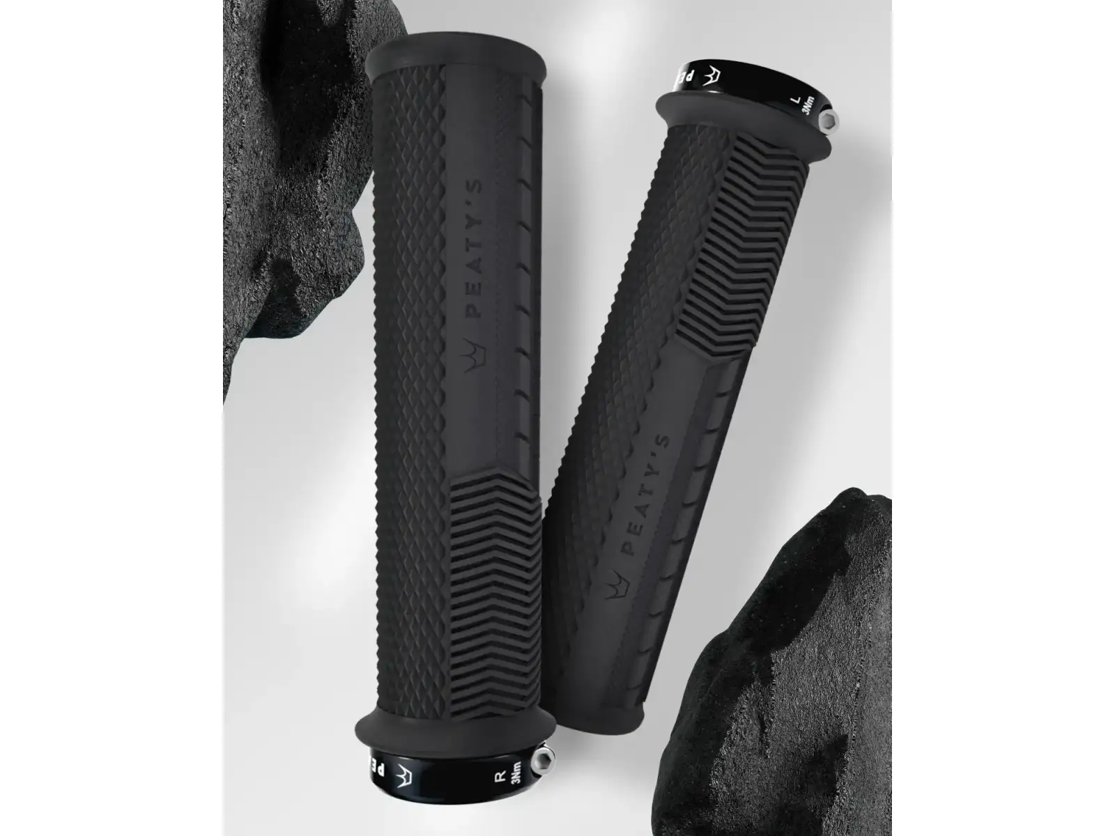 Peaty's Monarch Knurl Thin gripy Black
