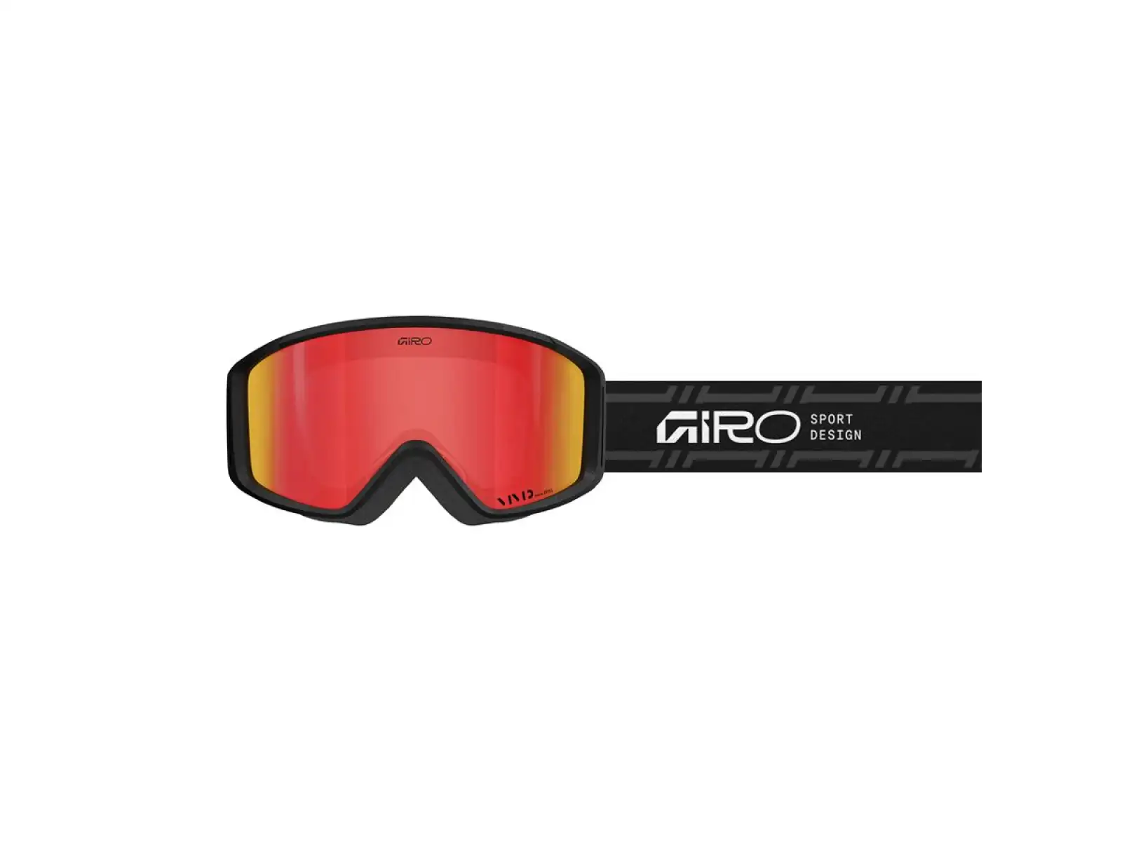 Giro Index 2.0 lyžiarske okuliare Black Stacked|Amber Scarlet