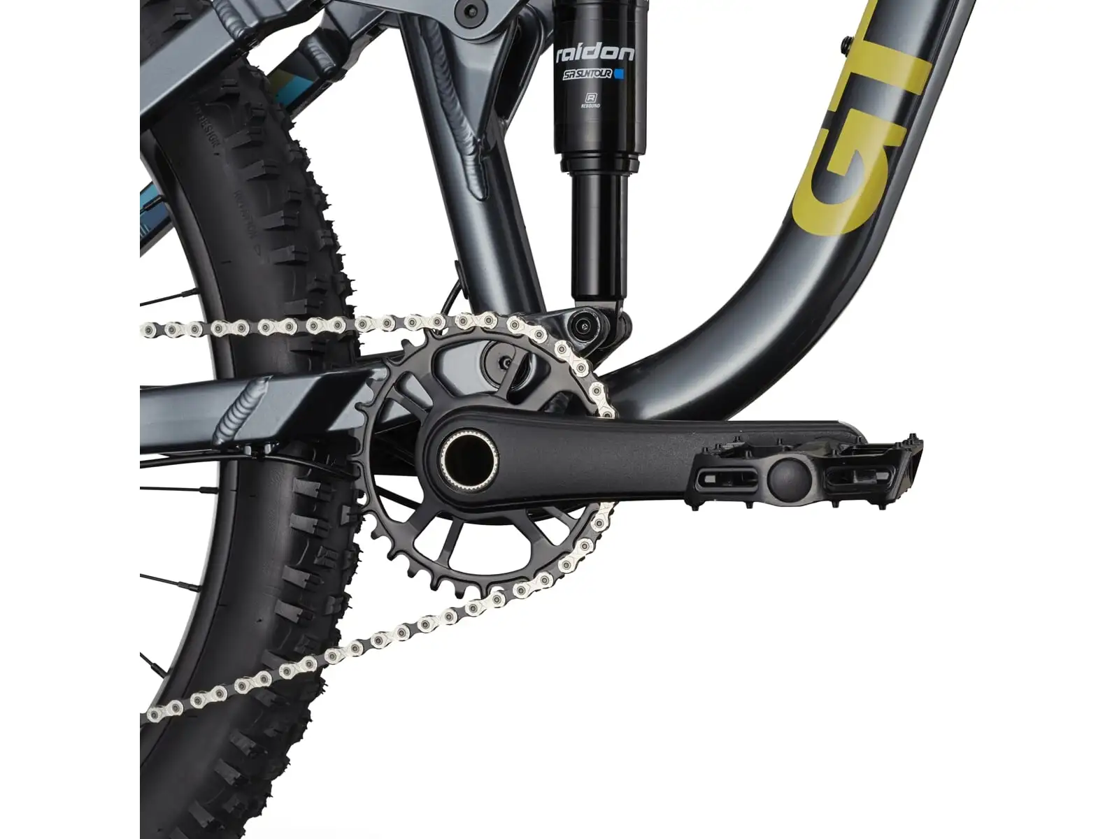 GT Stomper 26 FS ACE detský celoodpružený bicykel GUN