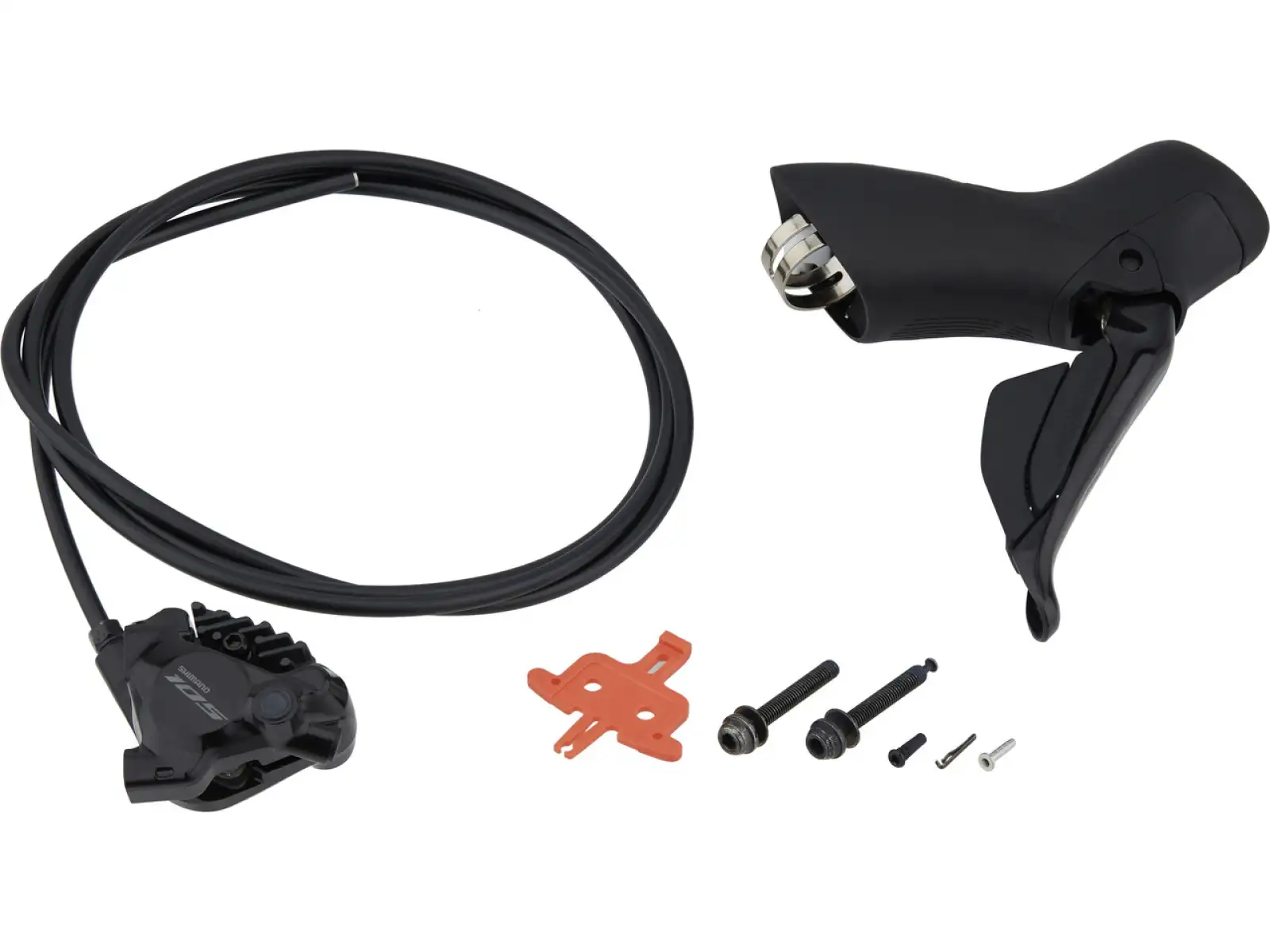 Shimano 105 Di2 BR-R7170 + ST-R7170 kotúčová brzda zadná (pravá), J-kit, polymer
