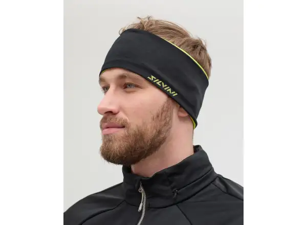 Silvini Trebbia unisex čelenka Lime/Black